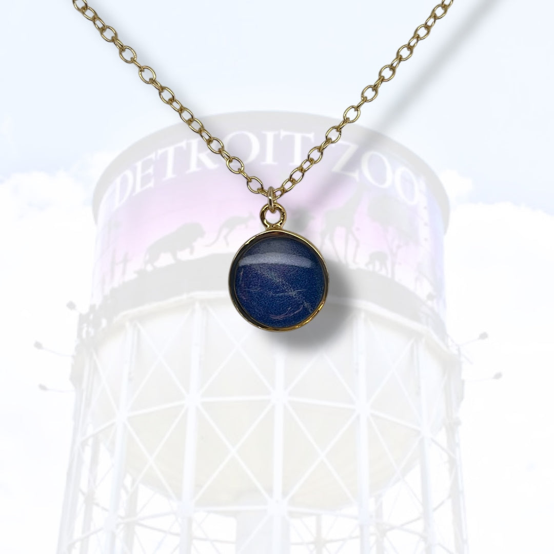 Detroit Zoo Amy Necklace | Gold