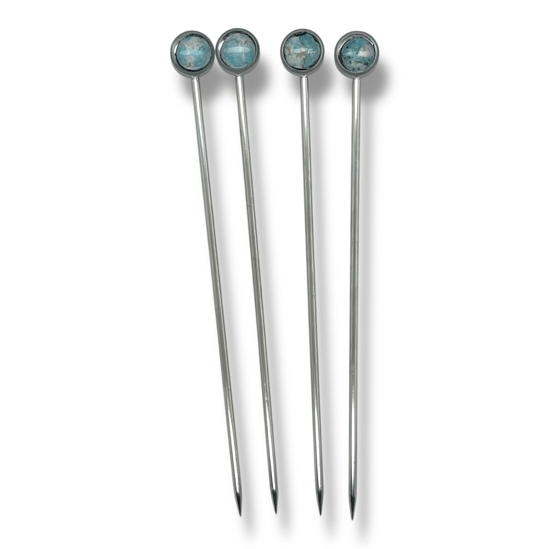 Drink Picks | Stainless Steel | Set of 4