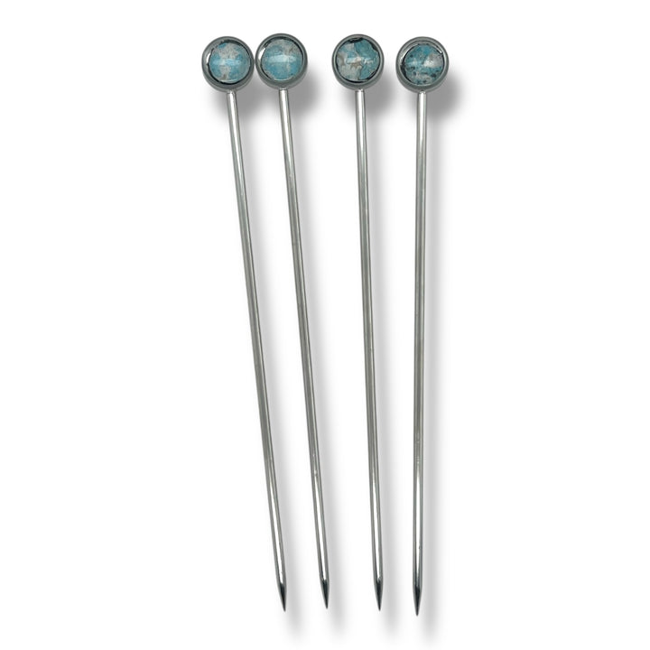 Drink Picks | Stainless Steel | Set of 4