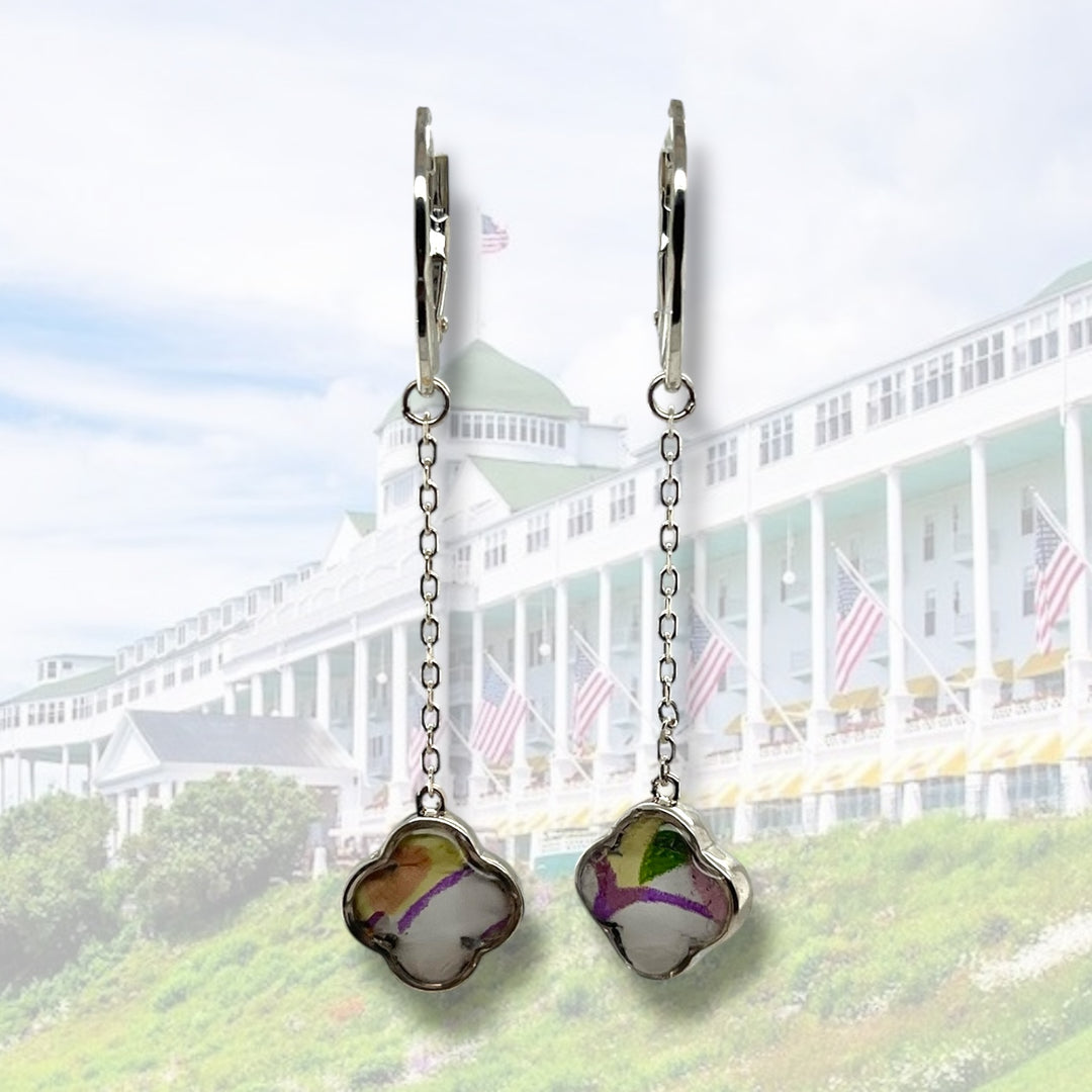 Mo Drop Earrings | Silver