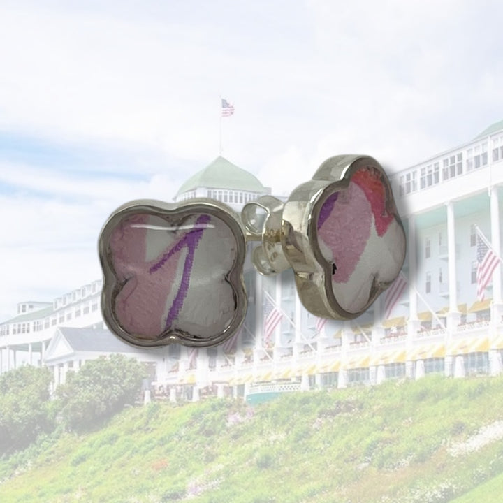 Tatiana Stud Earrings | Silver