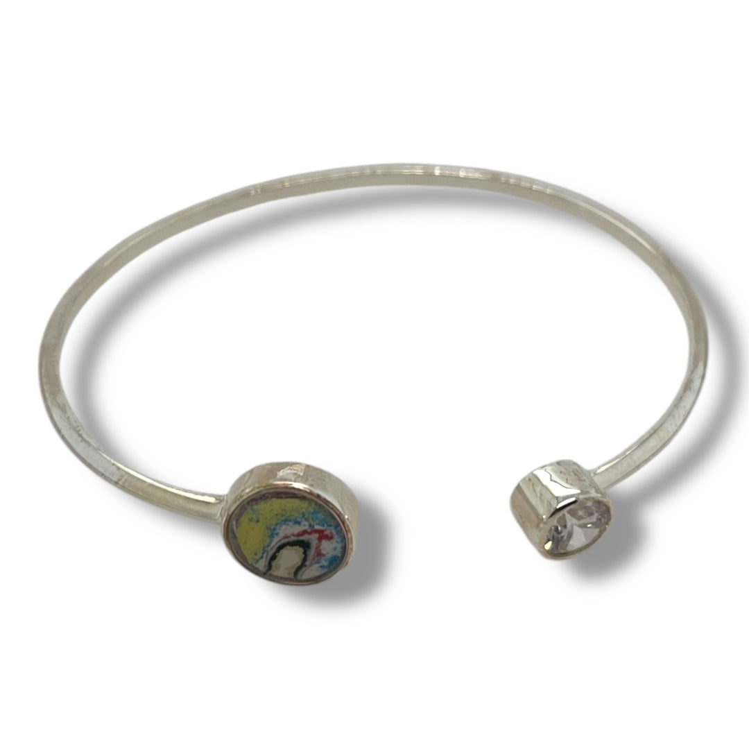 Danielle Open Cuff  | Silver