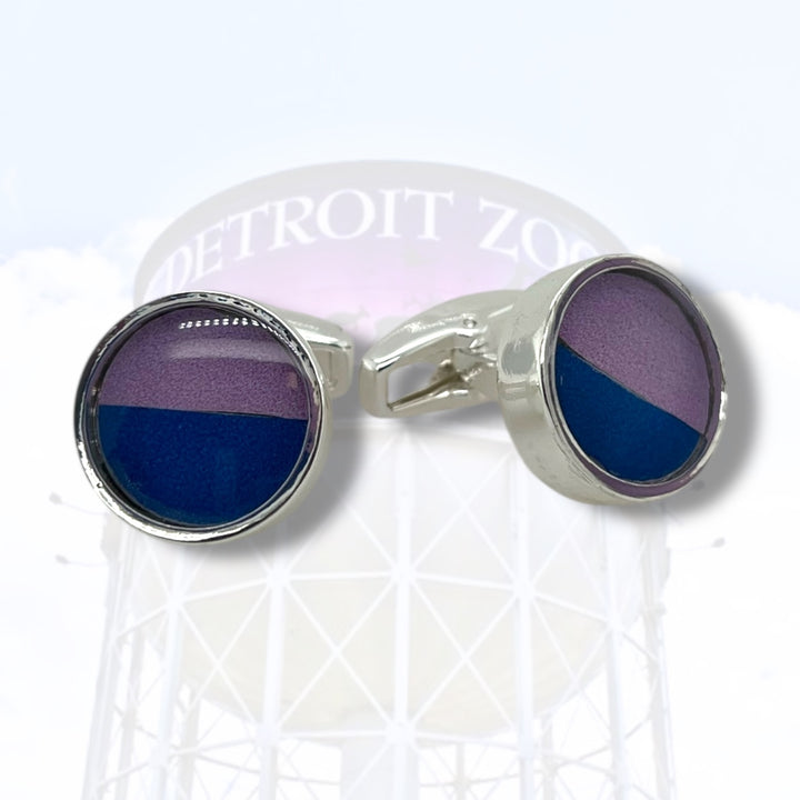 Detroit Zoo Greg Cuff Links | Silver