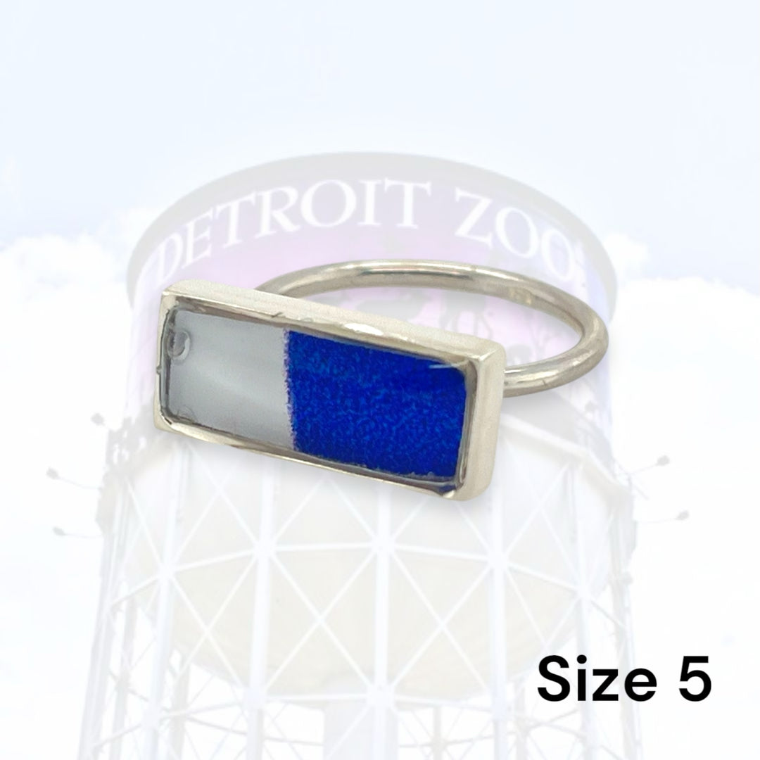 Detroit Zoo Lauren Ring | Silver Size 5