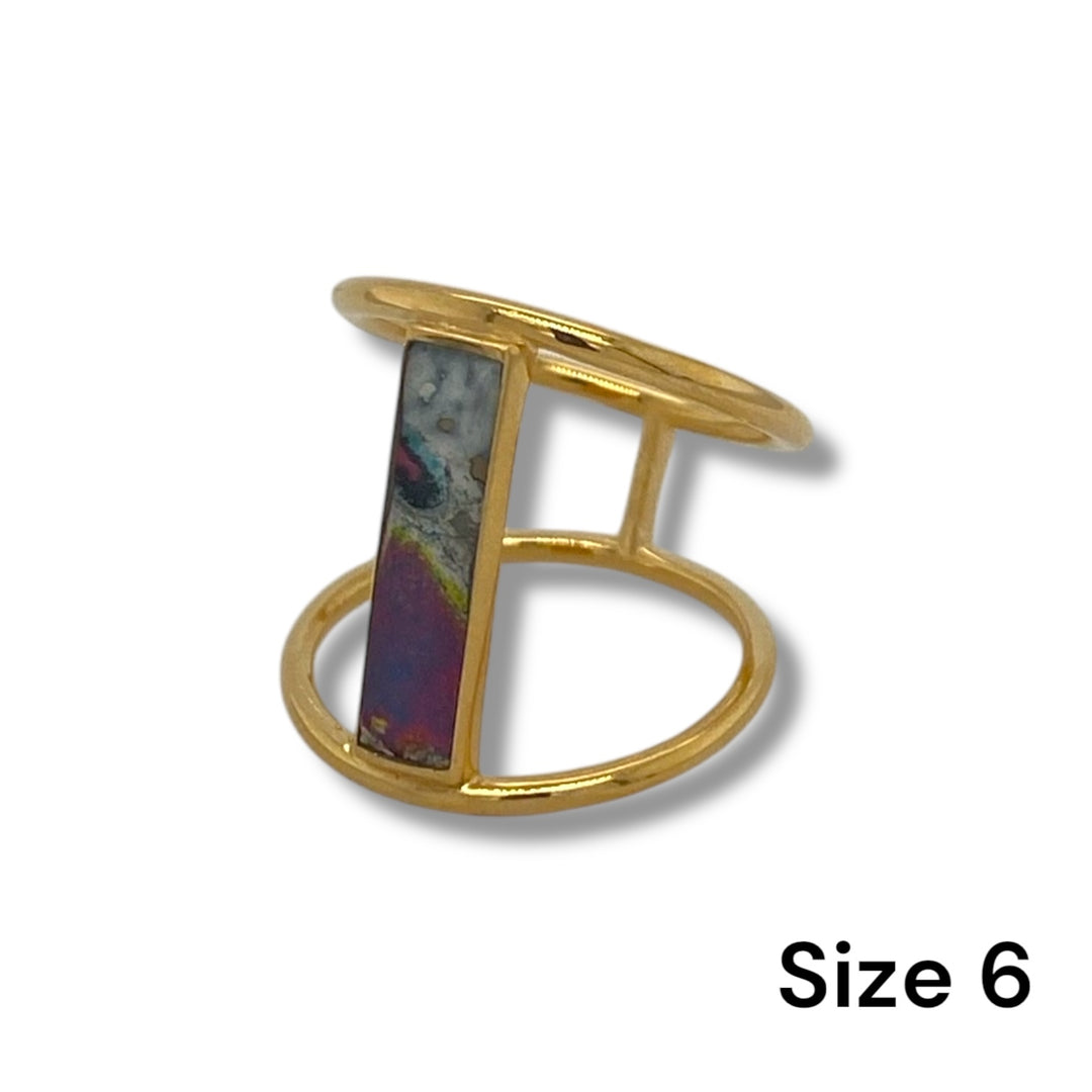 Hattie Cage Ring | Gold | Size 6
