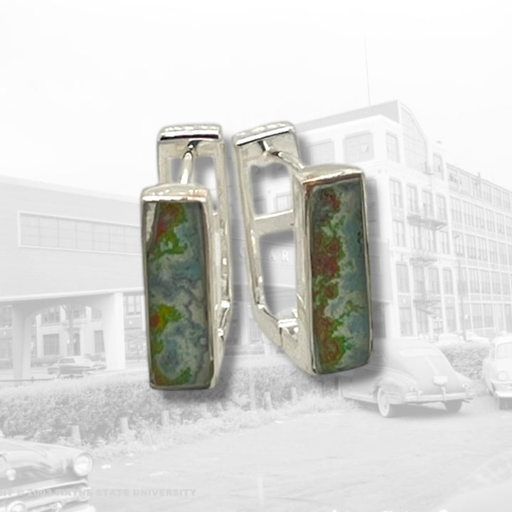 Beatrice Huggie Earrings | Silver