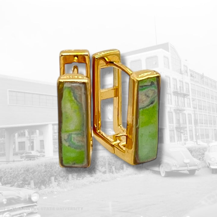 Beatrice Huggie Earrings | Gold