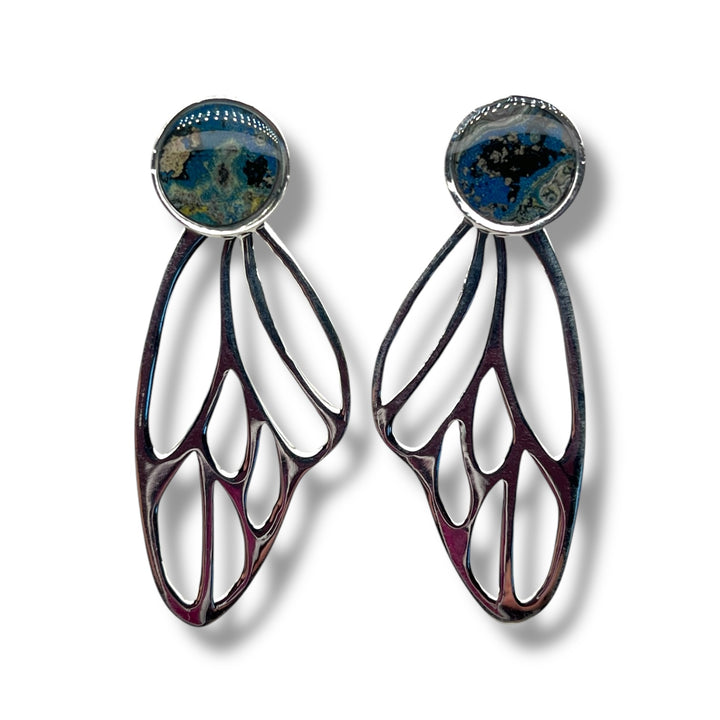 Callie Butterfly Earrings | Silver