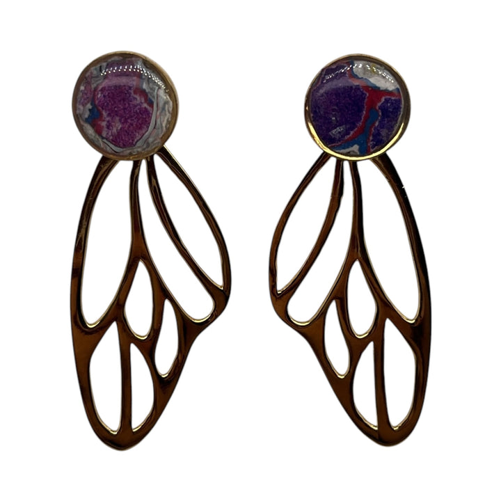 Callie Butterfly Earrings | Gold