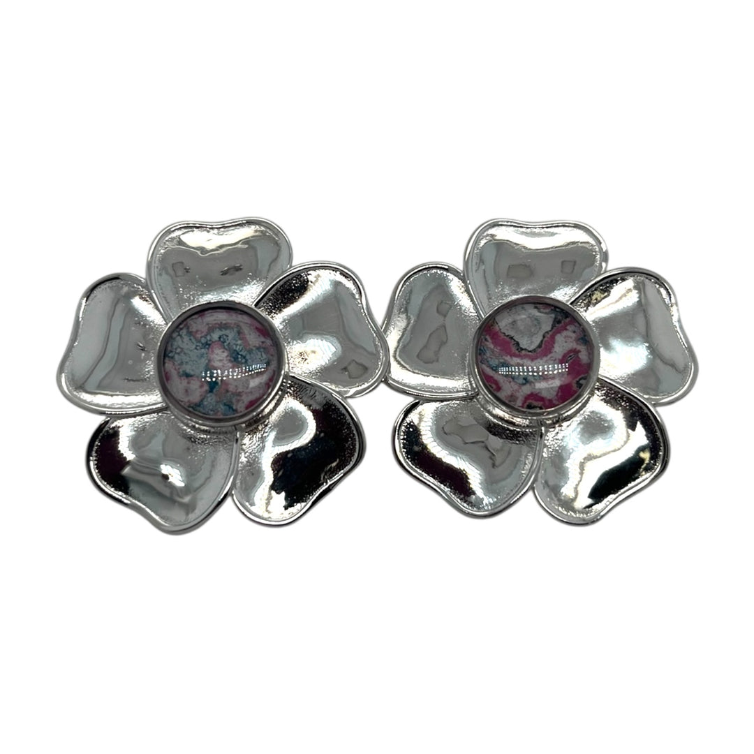 Brene Earrings | Rhodium