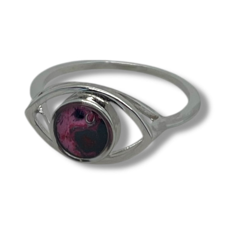 Natalie Ring | Rhodium | Size 9