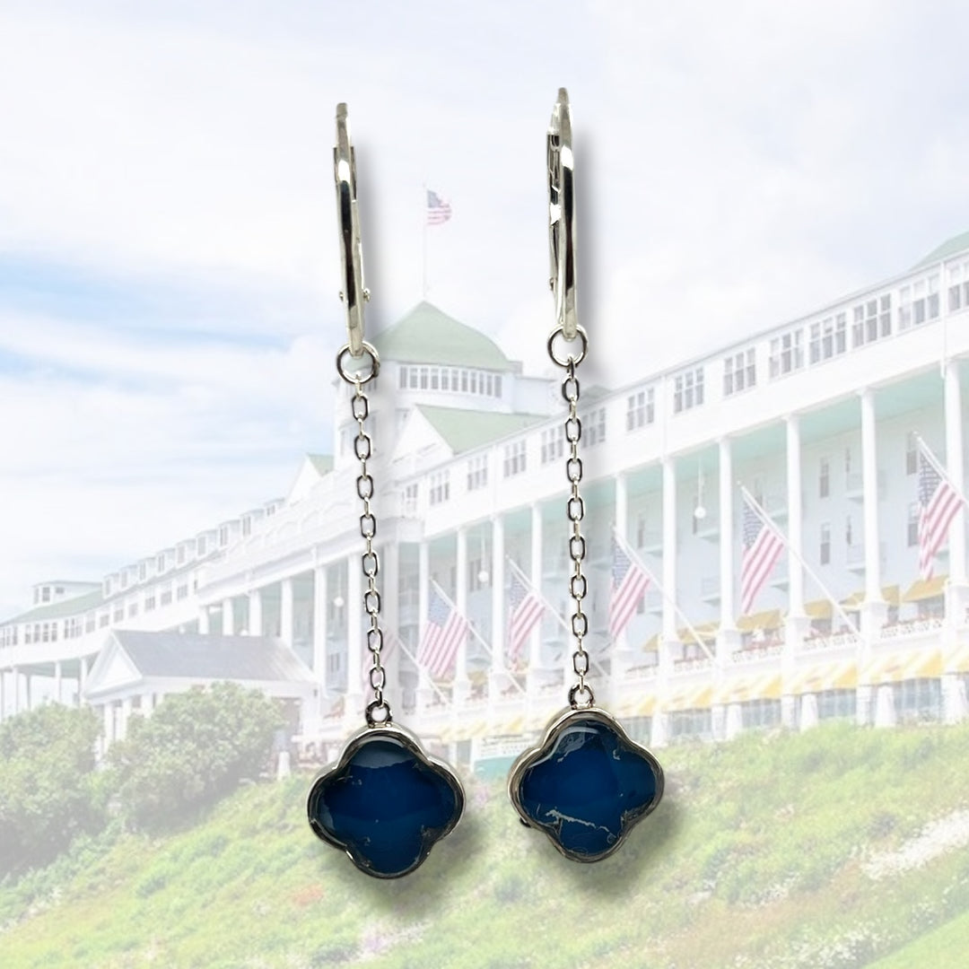 Mo Drop Earrings | Silver