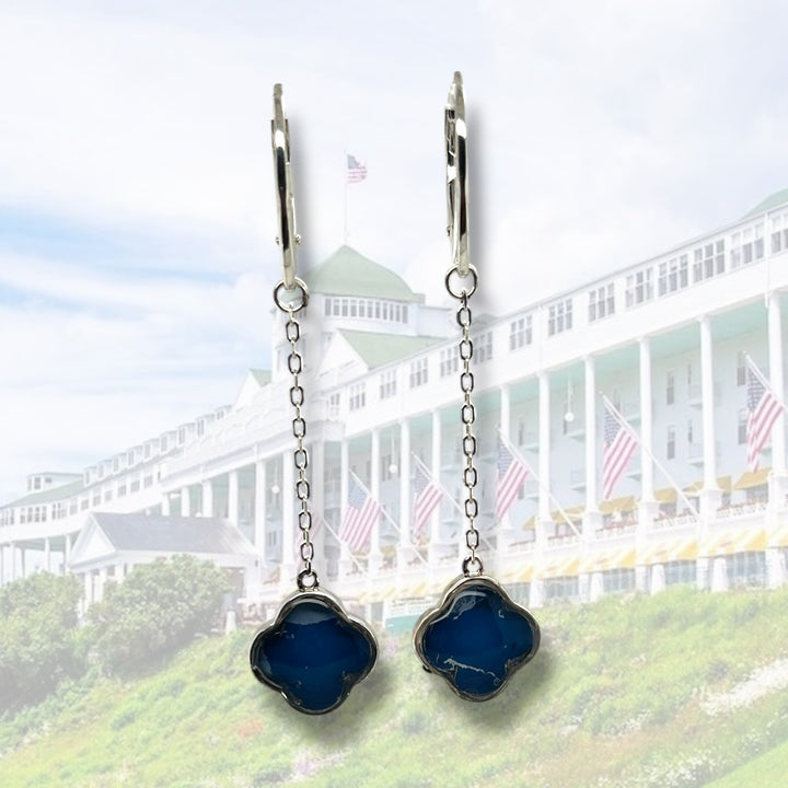 Mo Drop Earrings | Silver