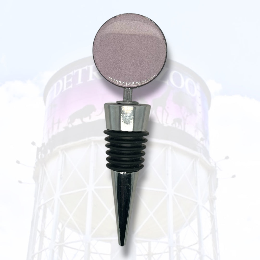 Detroit Zoo Bottle Stopper | Metal Alloy