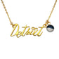 Detroit Necklace Comerica Park Edition | Gold