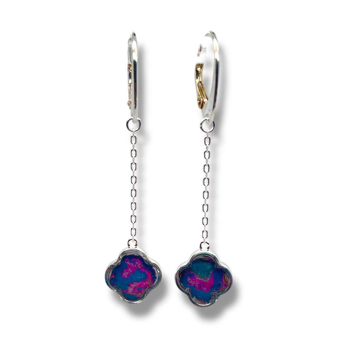 Mo Drop Earrings |Silver