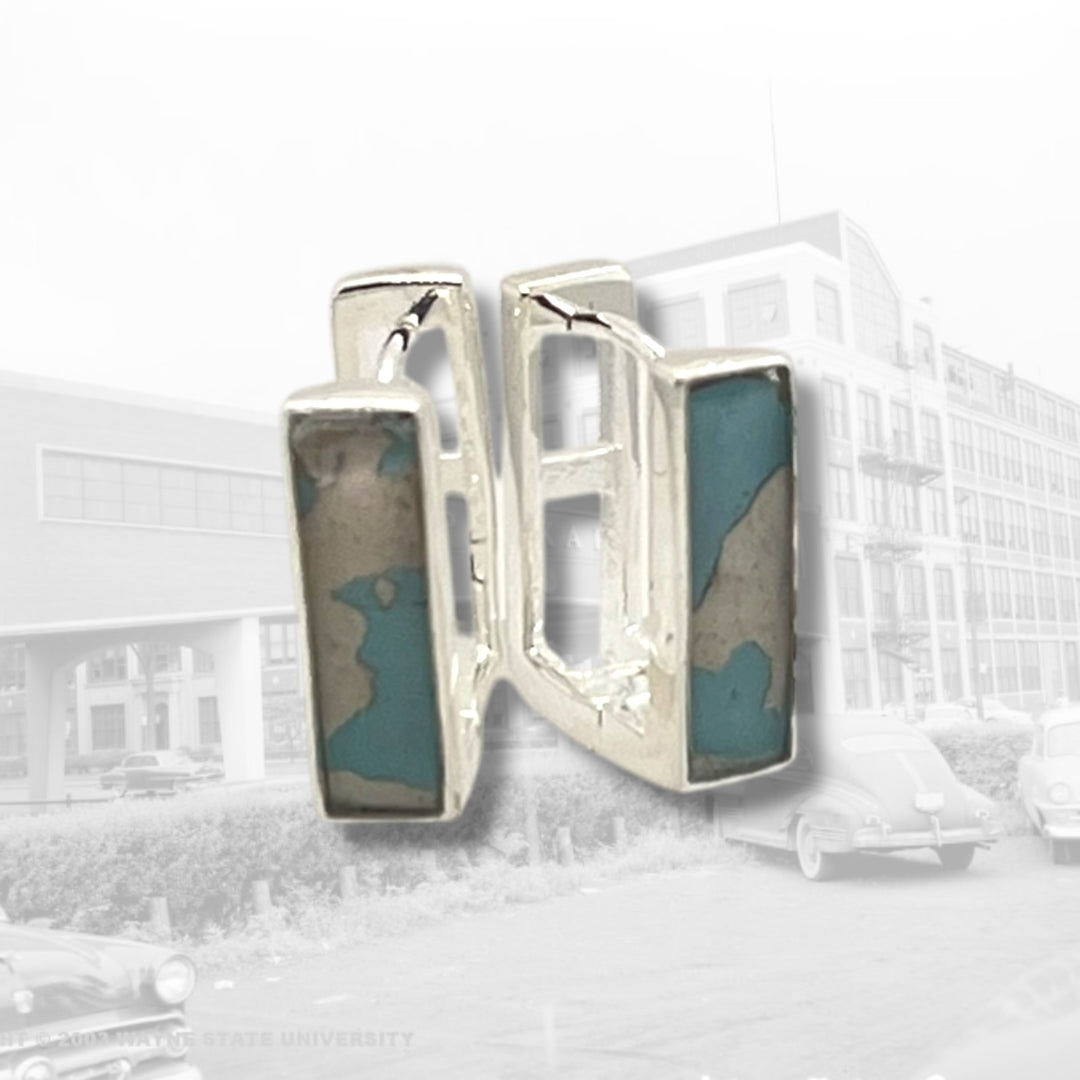 Beatrice Huggie Earrings | Silver