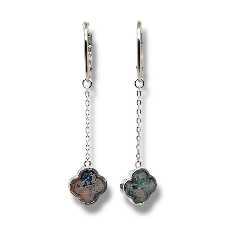Mo Drop Earrings |Silver