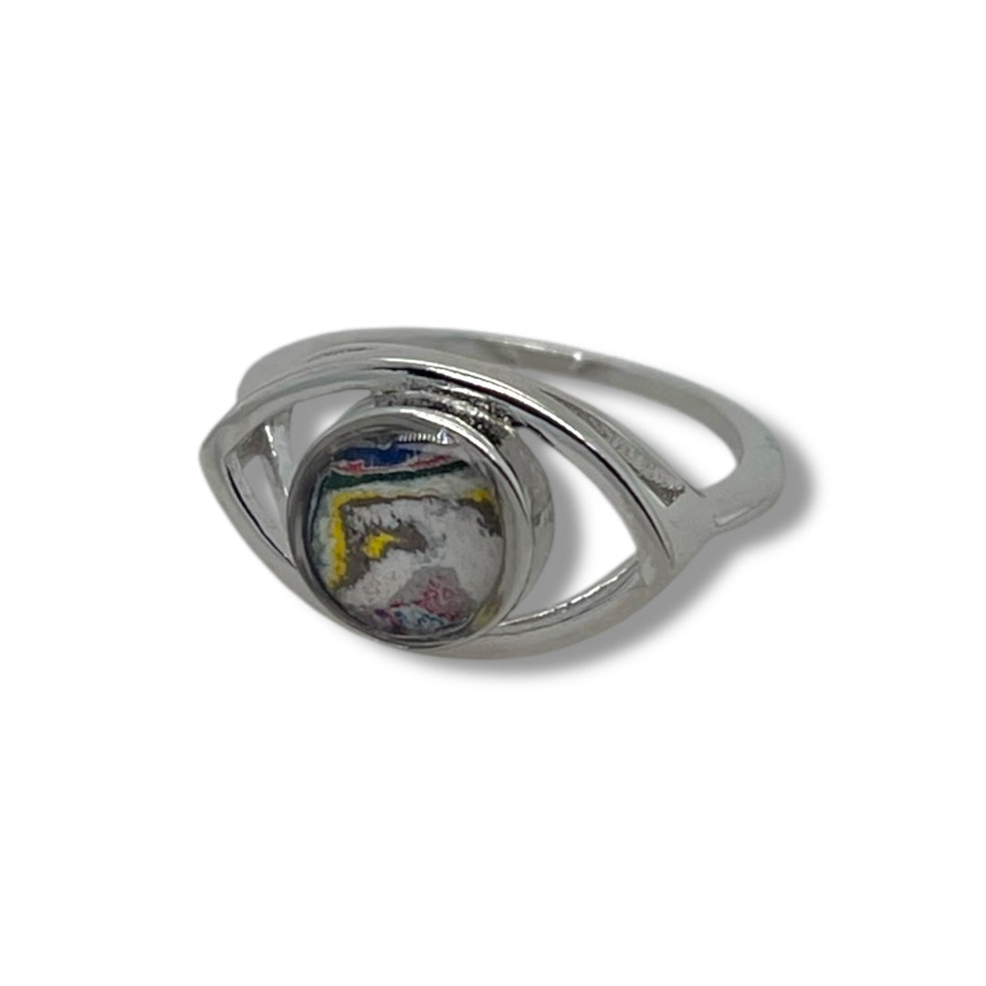Natalie Ring | Rhodium | Size 5