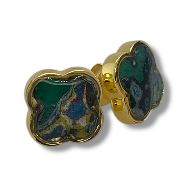 Tatiana Stud Earrings | Gold