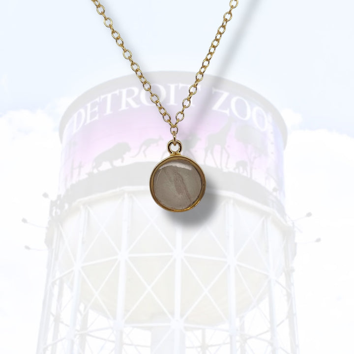Detroit Zoo Amy Necklace | Gold