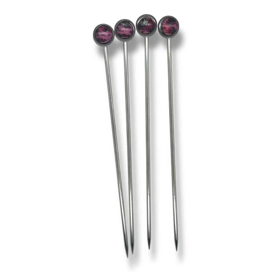 Drink Picks | Stainless Steel | Set of 4