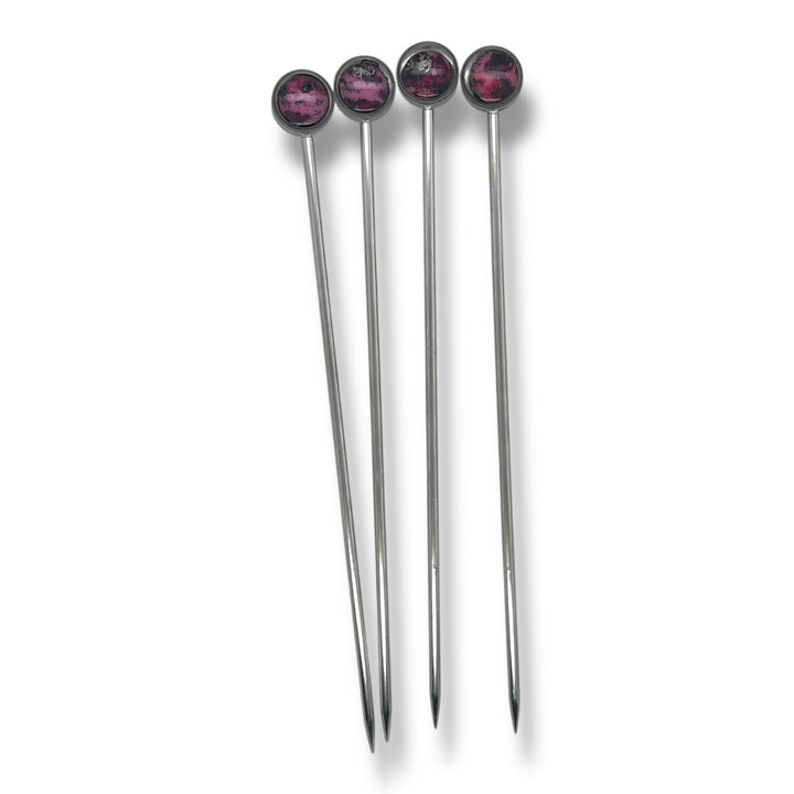 Drink Picks | Stainless Steel | Set of 4
