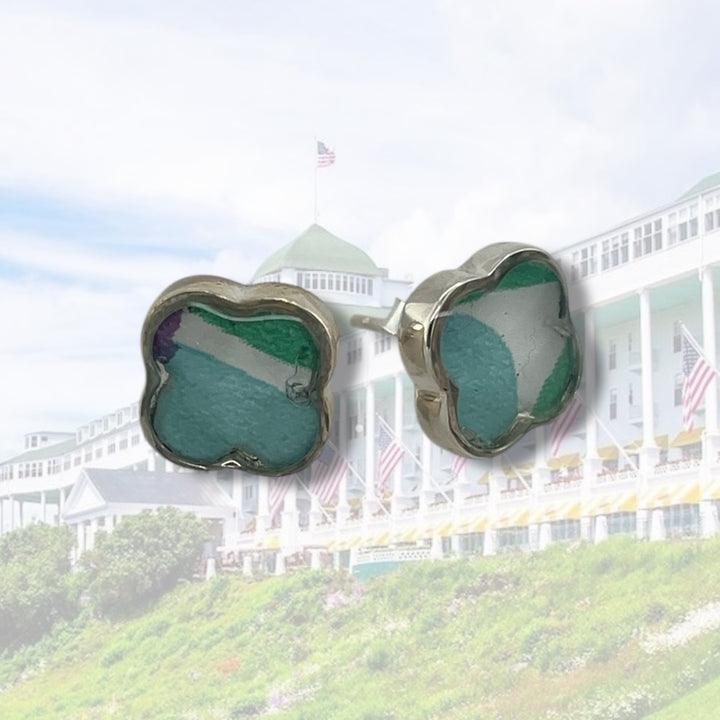 Tatiana Stud Earrings | Silver