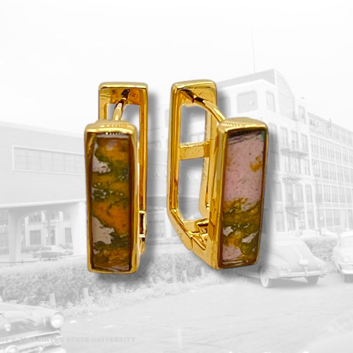 Beatrice Huggie Earrings | Gold