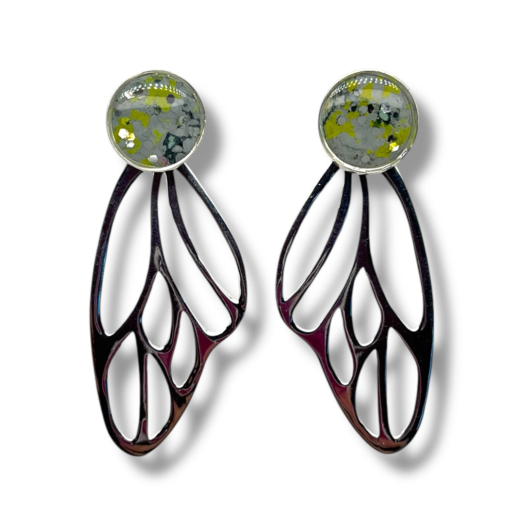 Callie Butterfly Earrings | Silver