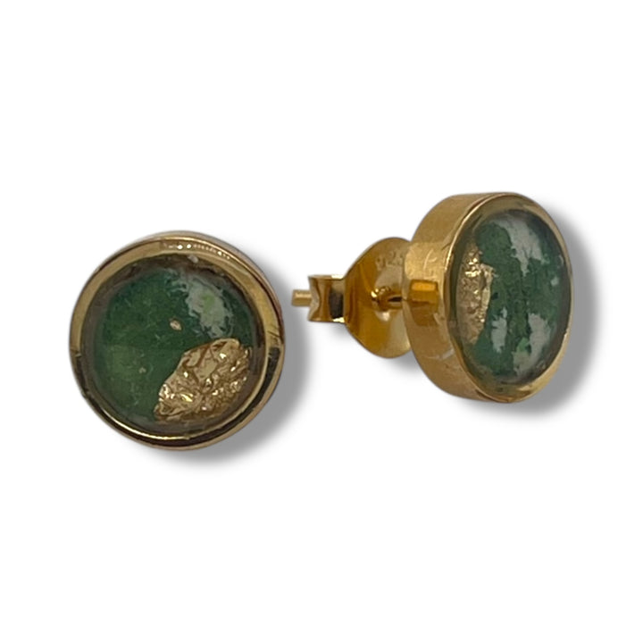 Michigan State Brittany Earrings | Gold
