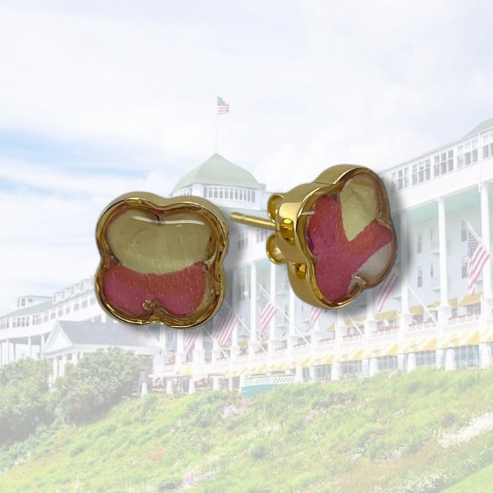 Tatiana Stud Earrings | Gold