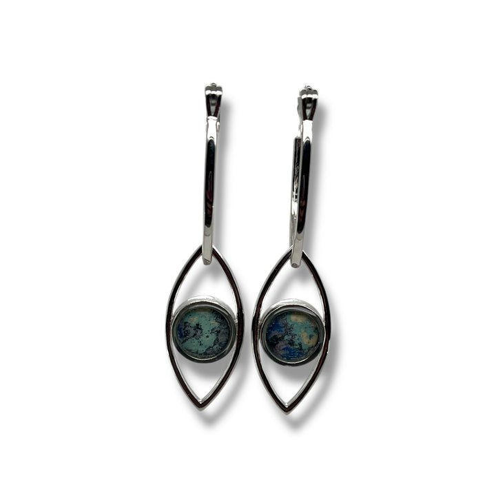 Clara Drop Earrings | Silver