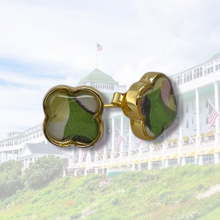 Tatiana Stud Earrings | Gold