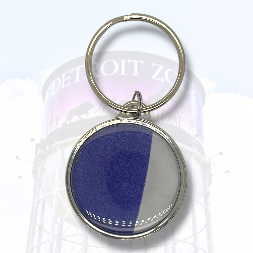Detroit Zoo Keychain | Pewter