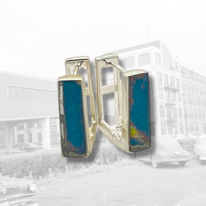 Beatrice Huggie Earrings | Silver