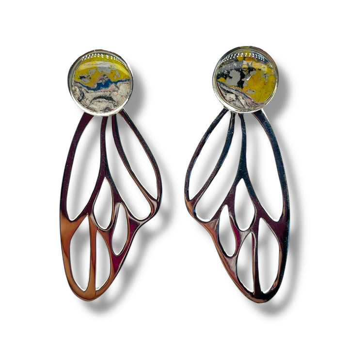 Callie Butterfly Earrings | Silver