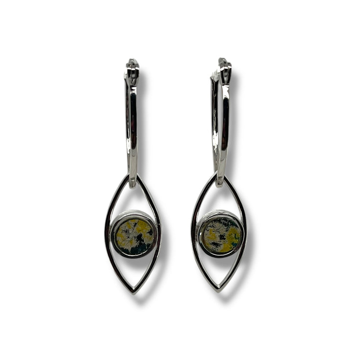 Clara Drop Earrings | Silver