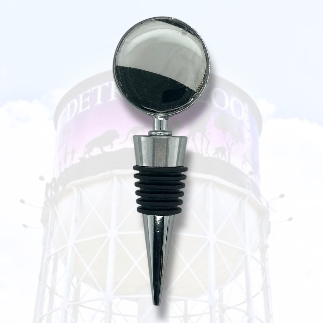 Detroit Zoo Bottle Stopper | Metal Alloy