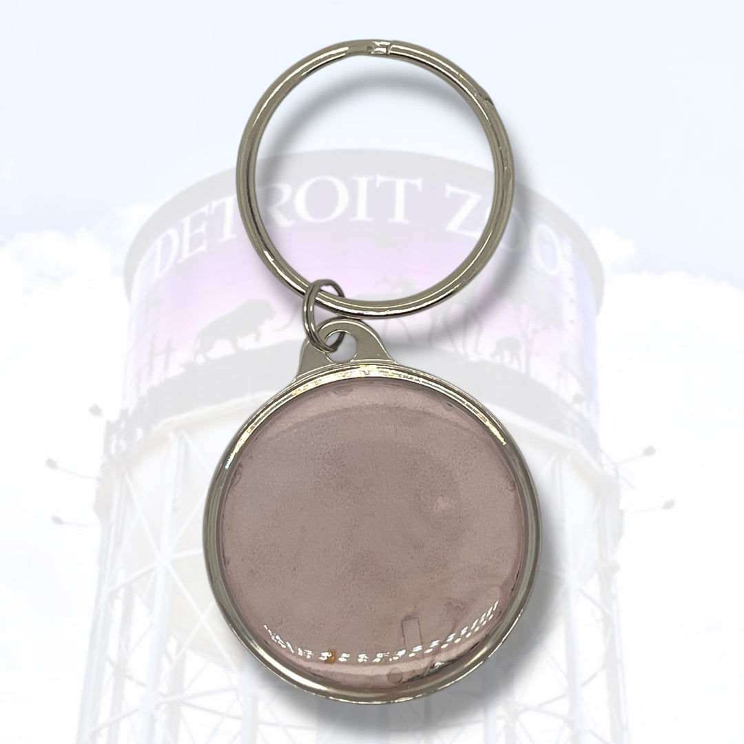 Detroit Zoo Keychain | Pewter