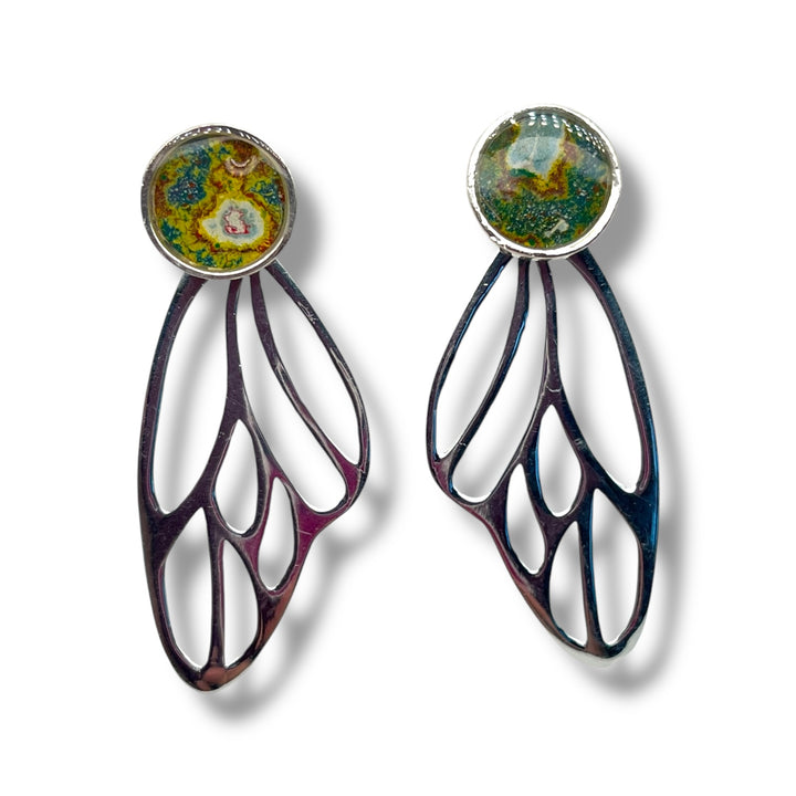Callie Butterfly Earrings | Silver