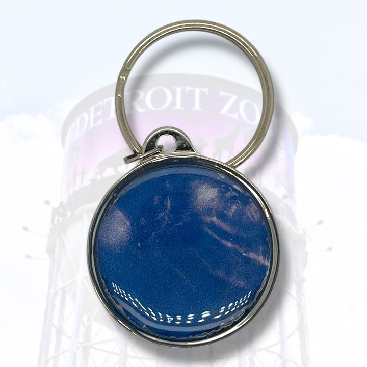 Detroit Zoo Keychain | Pewter