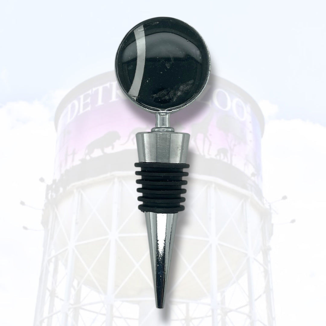 Detroit Zoo Bottle Stopper | Metal Alloy