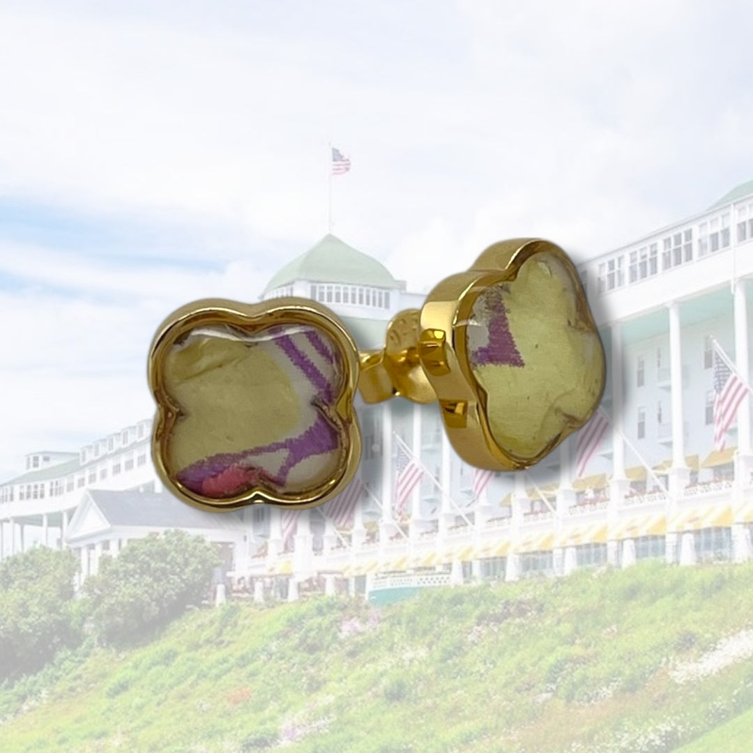 Tatiana Stud Earrings | Gold