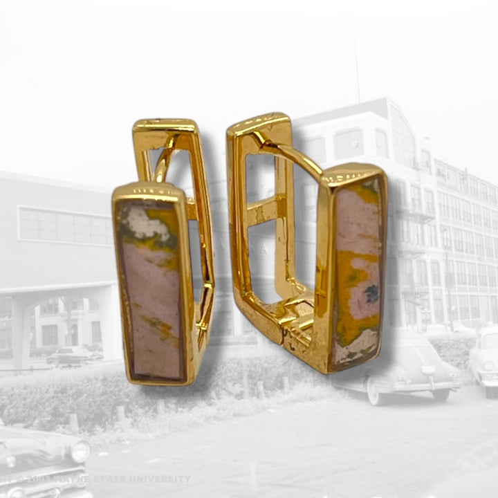 Beatrice Huggie Earrings | Gold