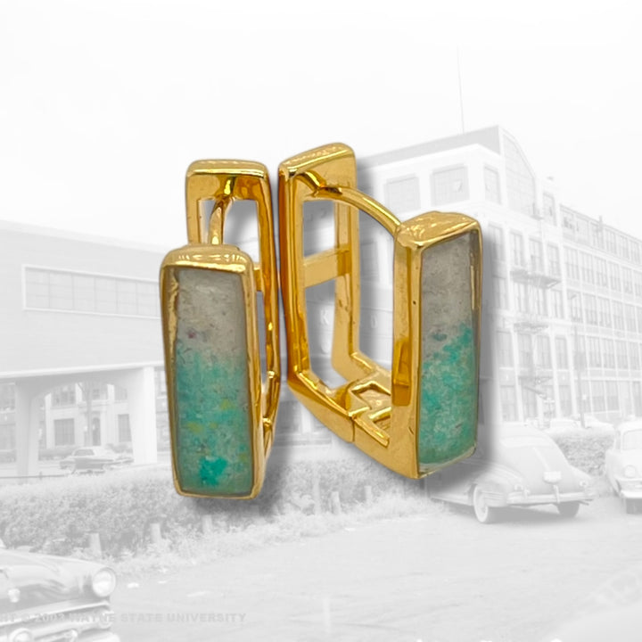 Beatrice Huggie Earrings | Gold