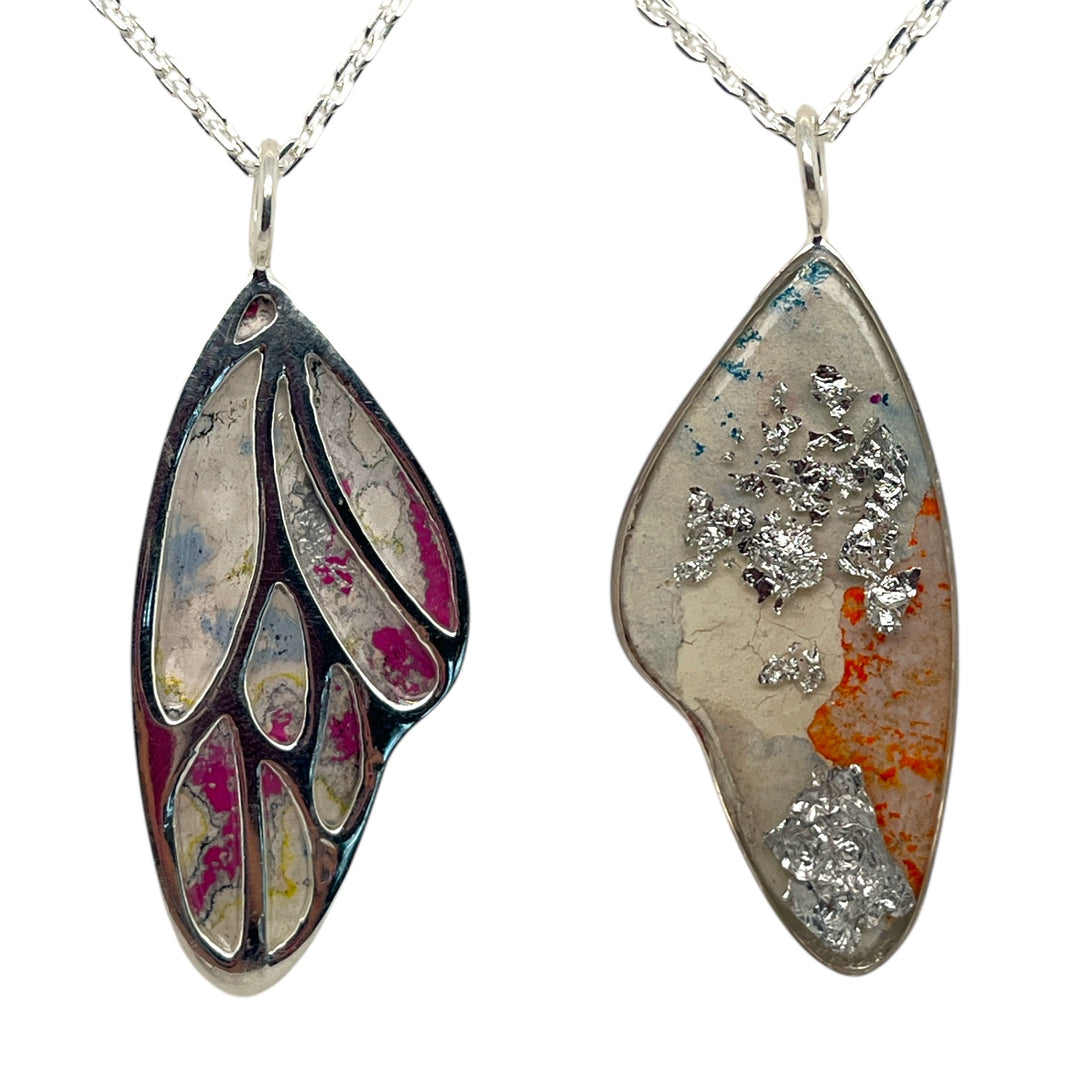 Vivian Butterfly Necklace | Silver