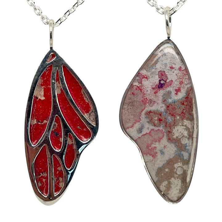 Vivian Butterfly Necklace | Silver