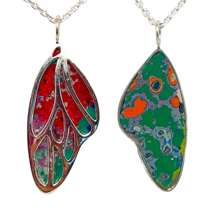 Vivian Butterfly Necklace | Silver