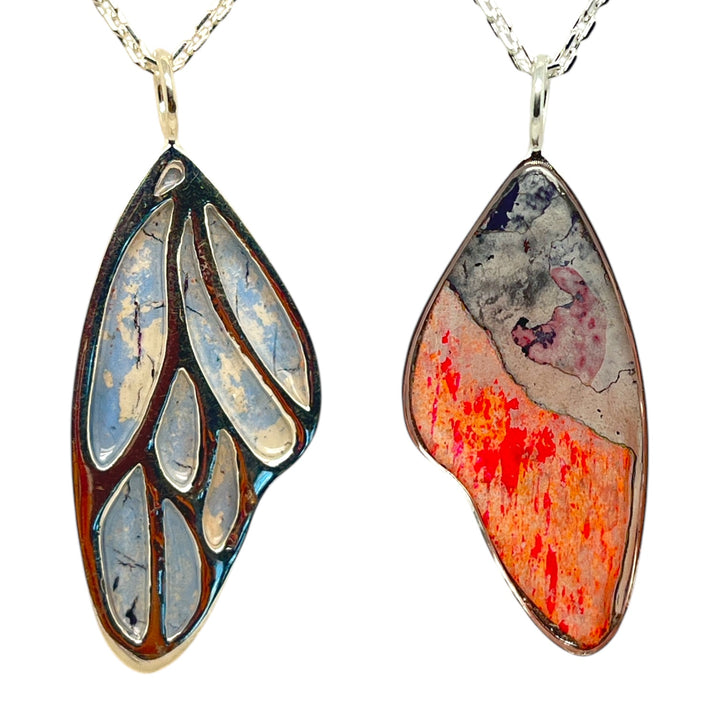 Vivian Butterfly Necklace | Silver